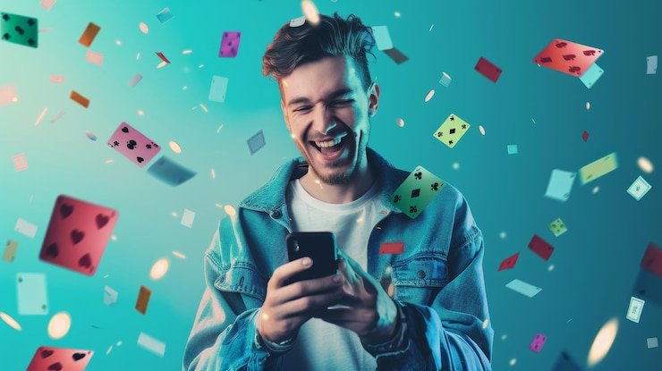 Pengguna memeriksa keamanan akun mobile